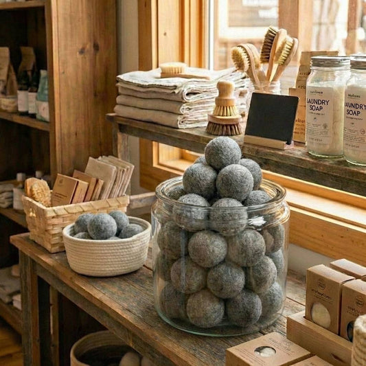 Bulk New Zealand Wool Dryer Balls | Grey